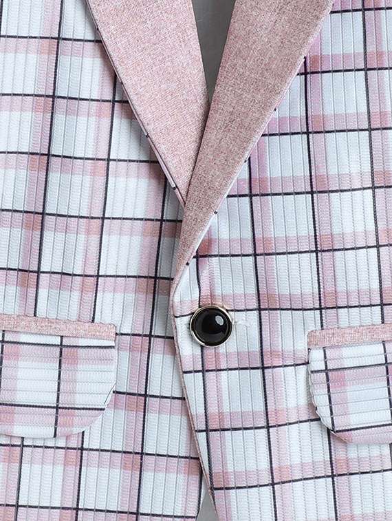 boys checkered three piece suit set - 21746328 -  Standard Image - 8