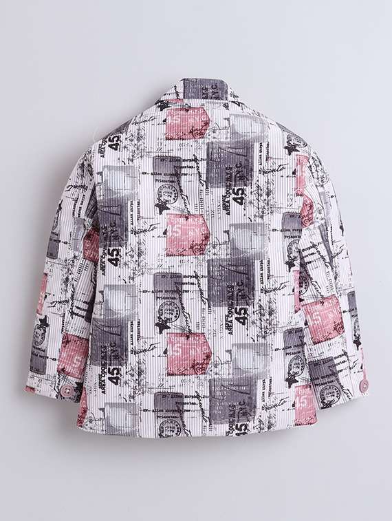 boys printed two piece suit set - 21746337 -  Standard Image - 3