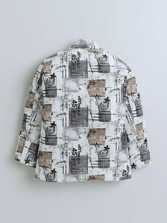 boys printed two piece suit set - 21746338 -  Standard Image - 3