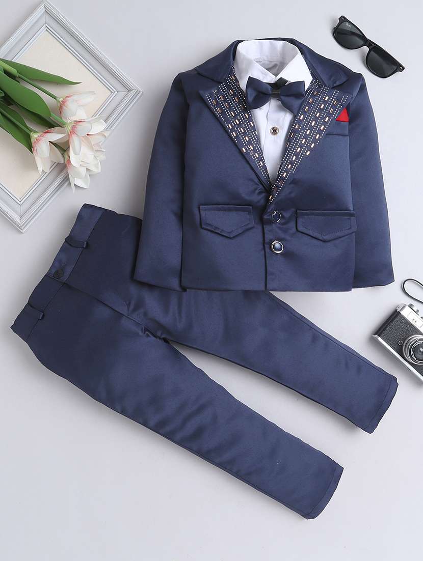 boys embellished two piece suit set