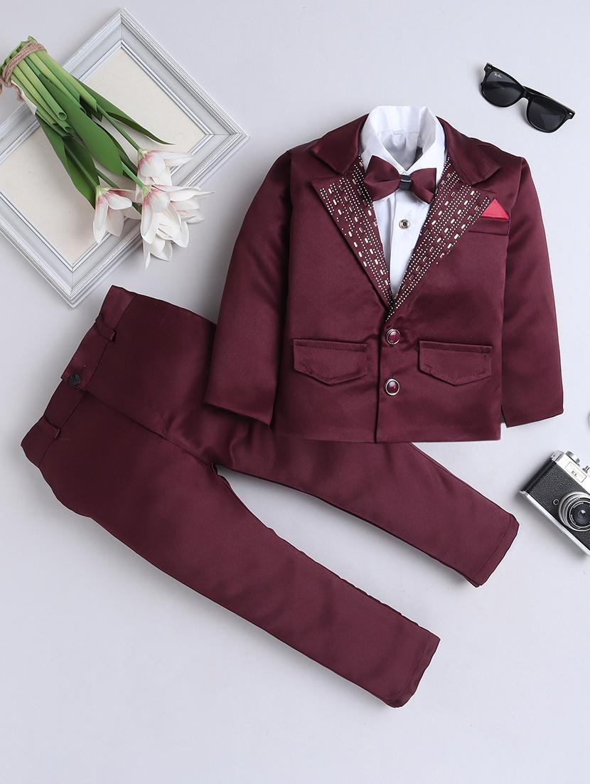 boys embellished two piece suit set - 21746359 - Zoom Image - 0