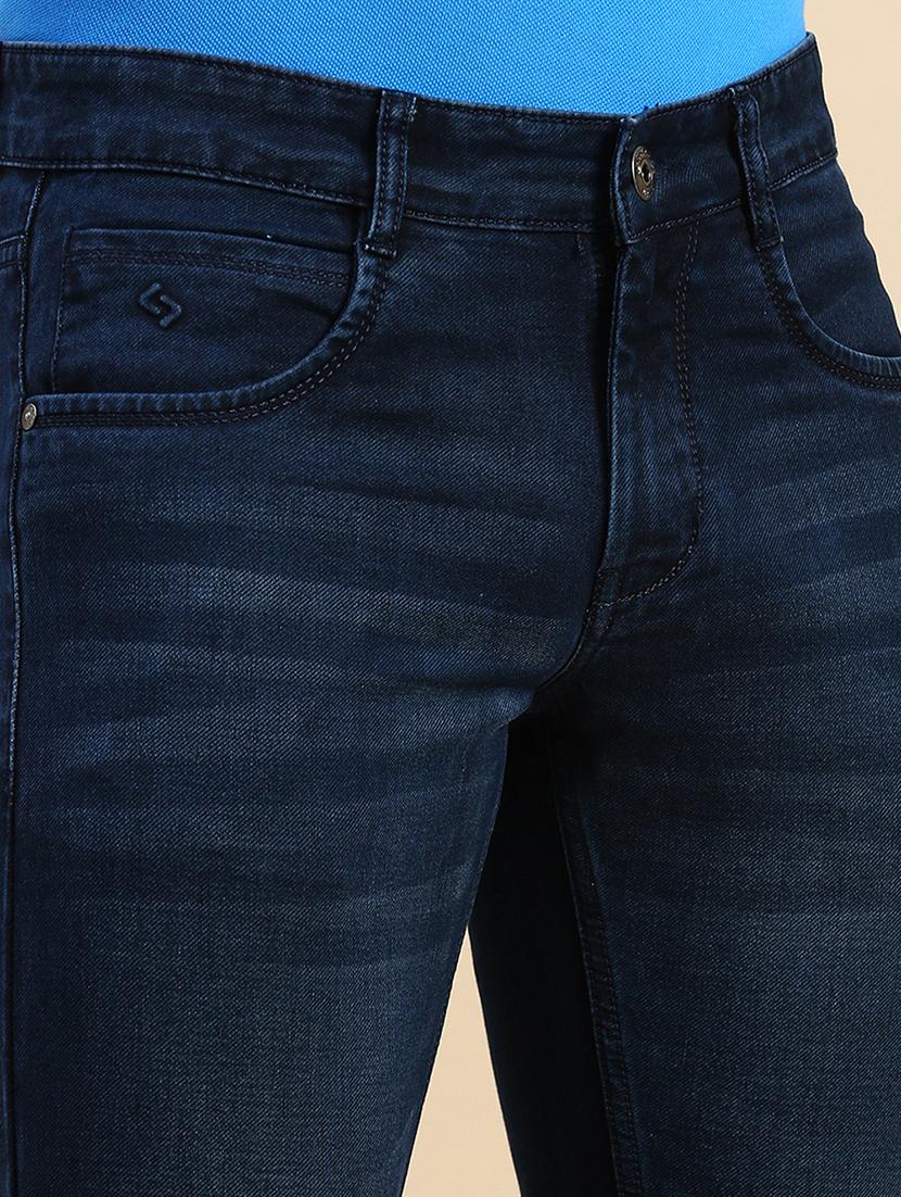 men mid rise washed slim fit jeans - 21746578 - Standard Image - 5