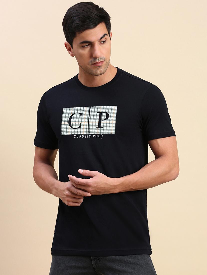 men printed round neck t-shirt - 21746587 - Zoom Image - 0