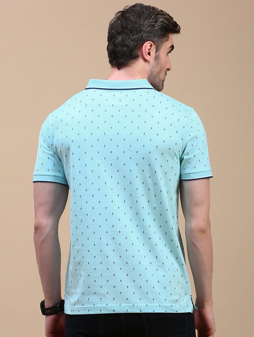men printed short sleeves polo t-shirt - 21746606 - Standard Image - 3
