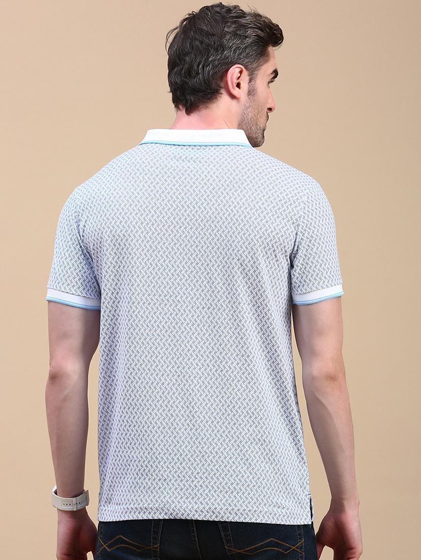 men short sleeves printed polo t-shirt - 21746611 - Standard Image - 3
