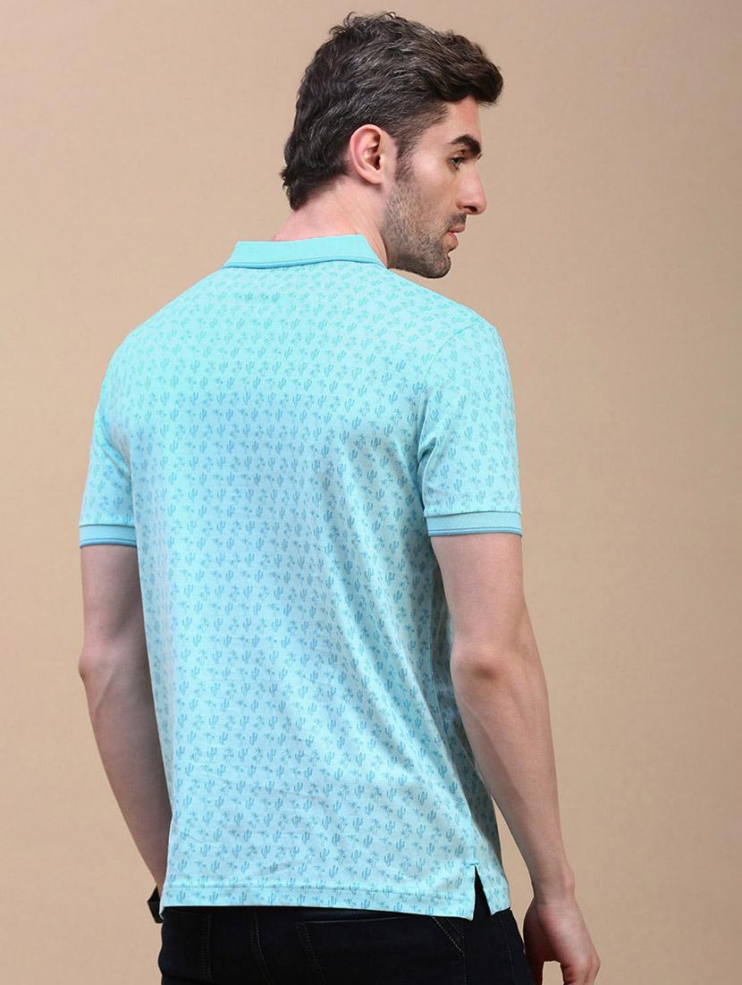men printed short sleeves polo t-shirt - 21746612 - Standard Image - 3
