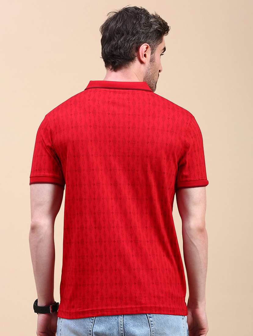 men short sleeves printed polo t-shirt - 21746618 - Standard Image - 3