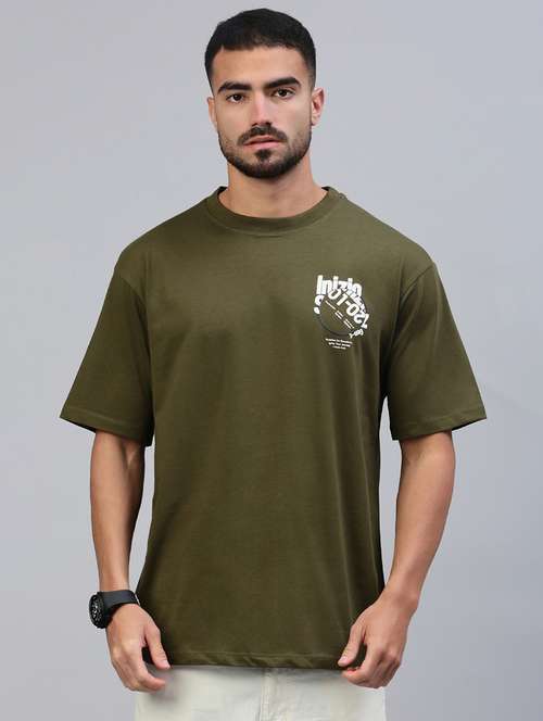 men short sleeves front & back print t-shirt - 21746629 - Standard Image - 0