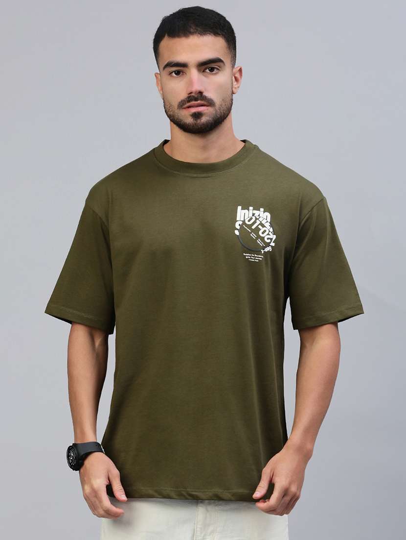 men short sleeves front & back print t-shirt - 21746629 - Zoom Image - 0