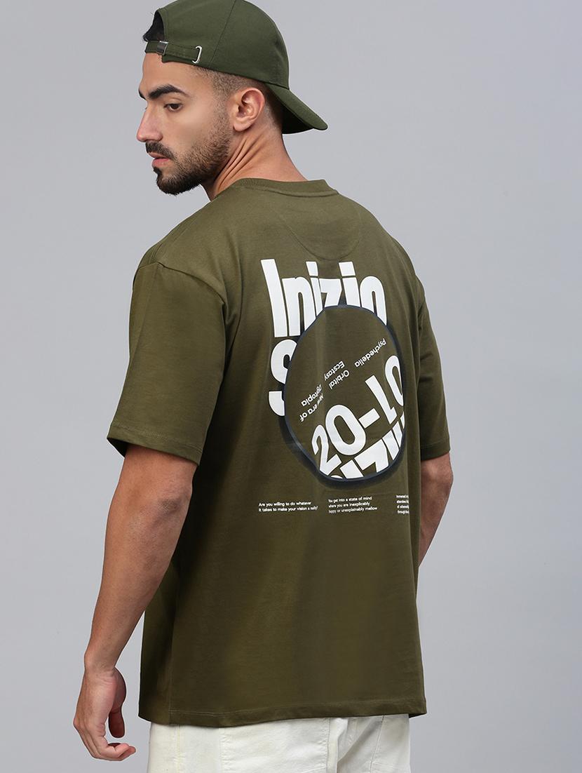 men short sleeves front & back print t-shirt - 21746629 - Standard Image - 3