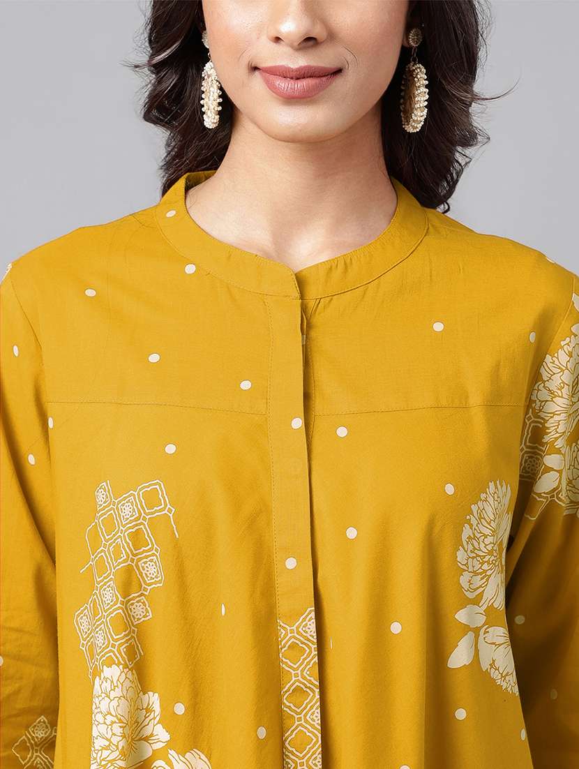 women printed a-line tunic - 21746772 - Standard Image - 5