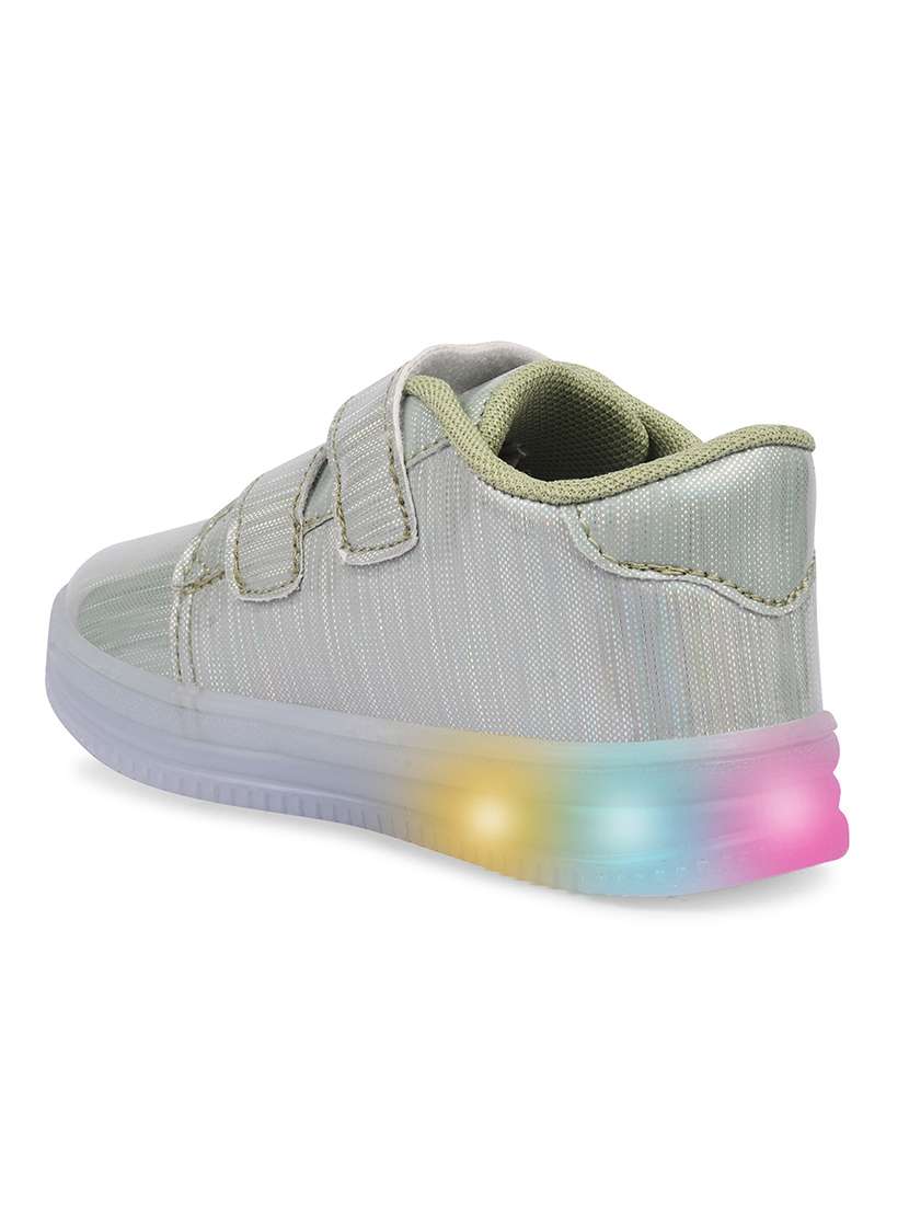 kids led shoes with velcro closure - 21746926 - Standard Image - 3