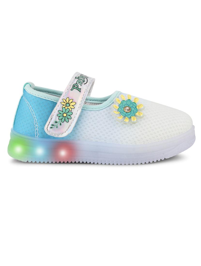 girls printed slip on velcro sandal - 21746937 - Standard Image - 3