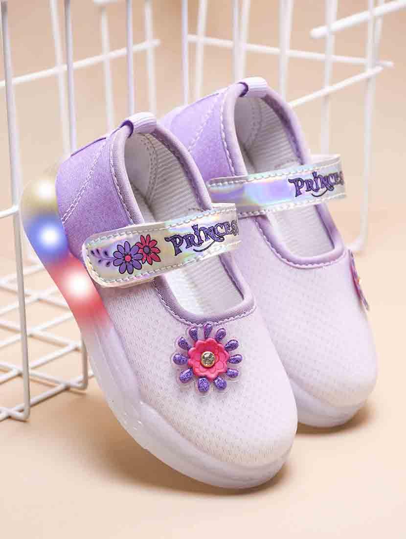 girls printed slip on velcro sandal - 21746939 - Zoom Image - 0