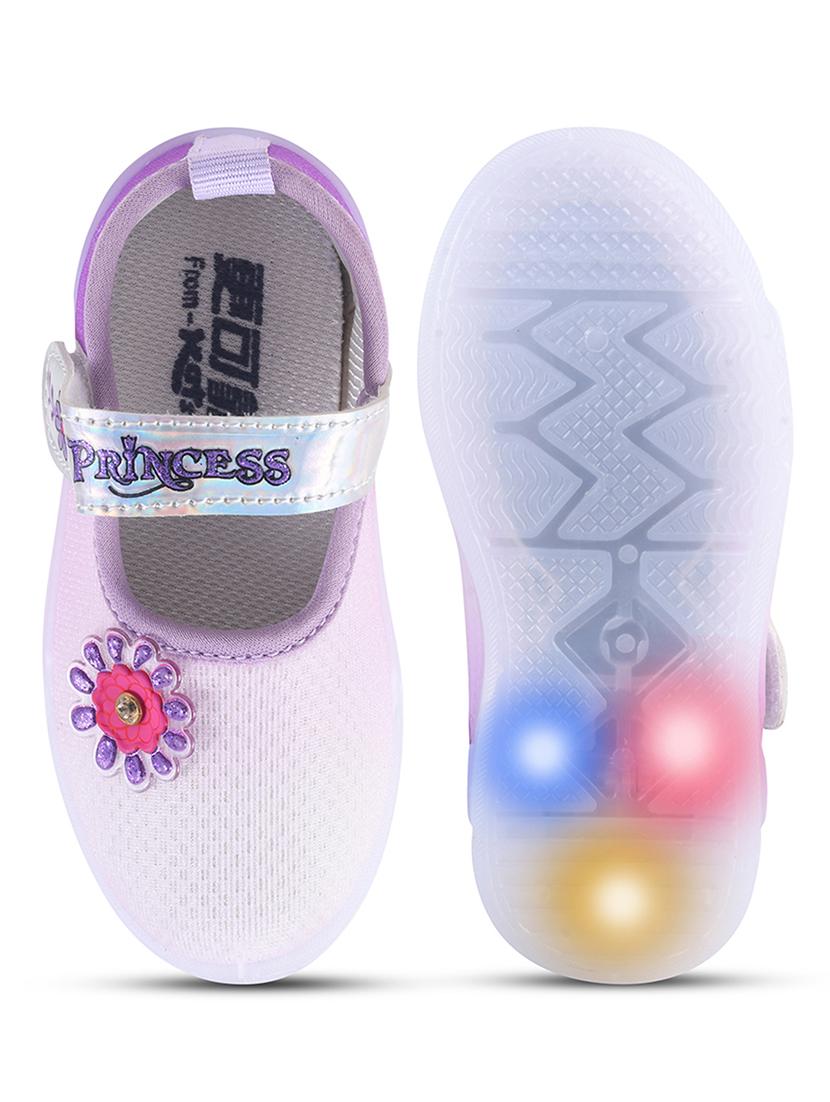 girls printed slip on velcro sandal - 21746939 - Standard Image - 5