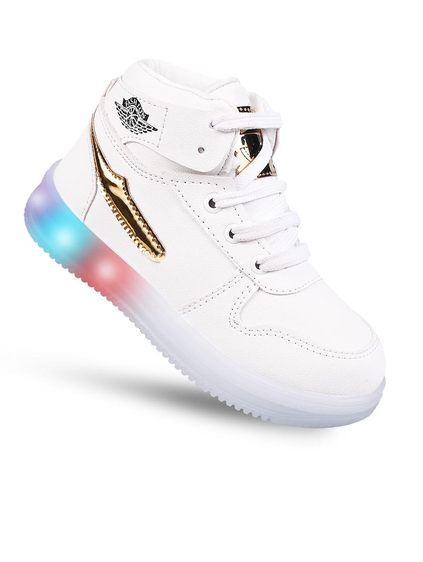 kids ankle length velcro shoes - 21746941 - Standard Image - 3