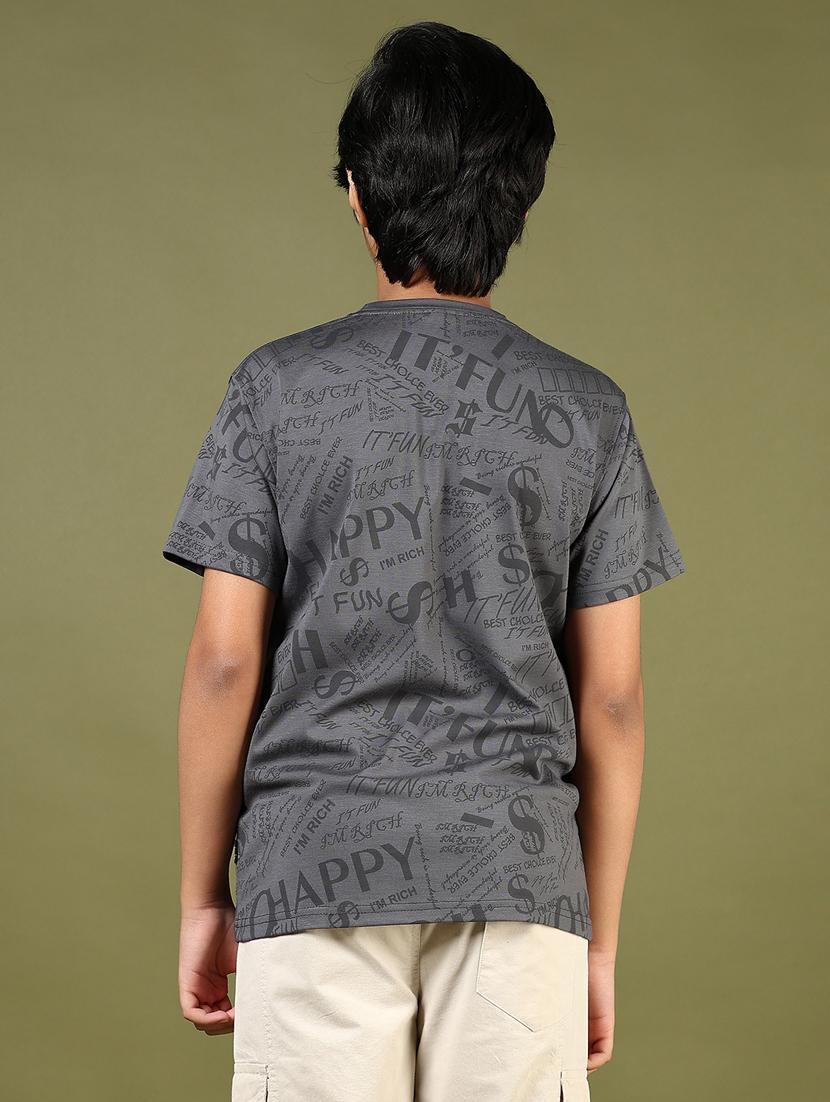 boys printed round neck short sleeves t-shirt - 21747494 - Standard Image - 3
