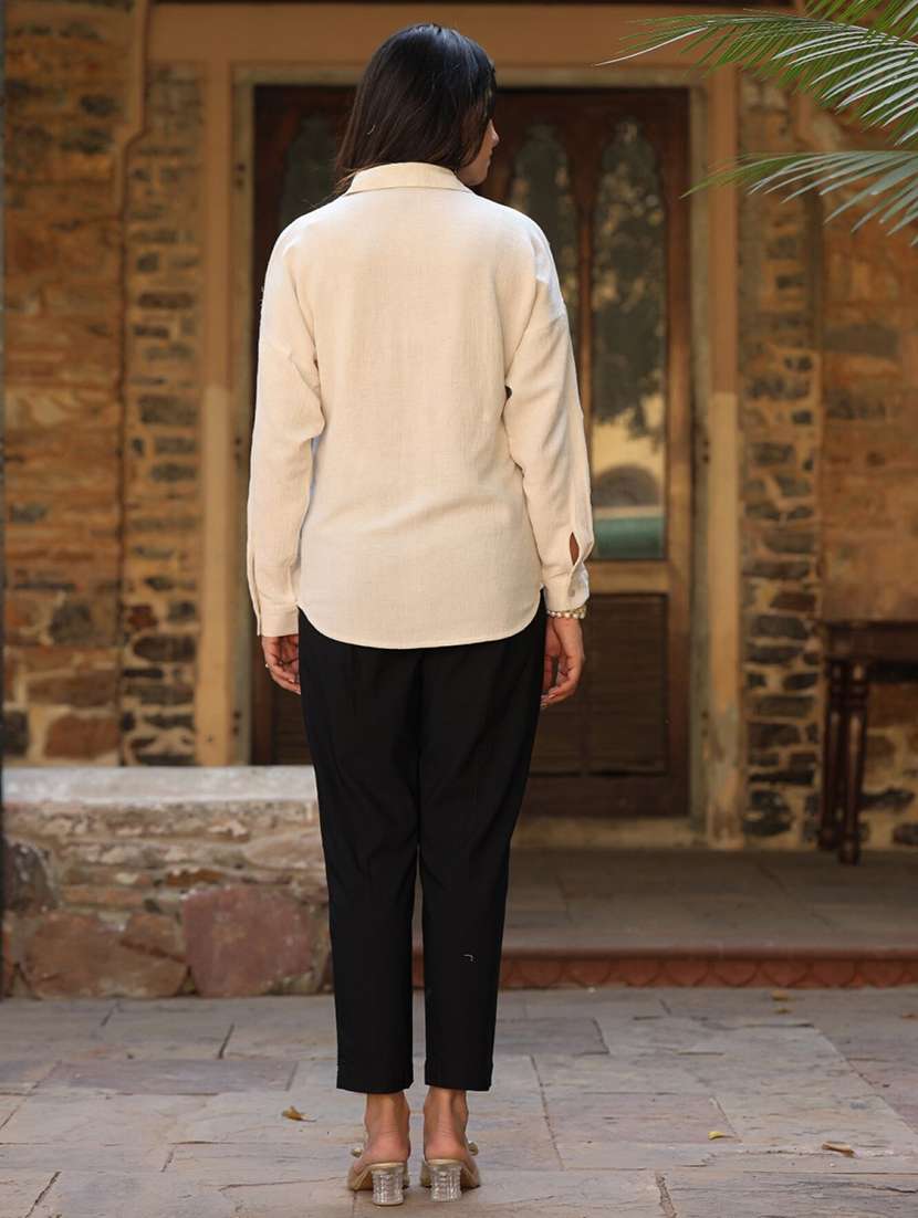 women embroidered long sleeve shirt - 21747817 - Standard Image - 3
