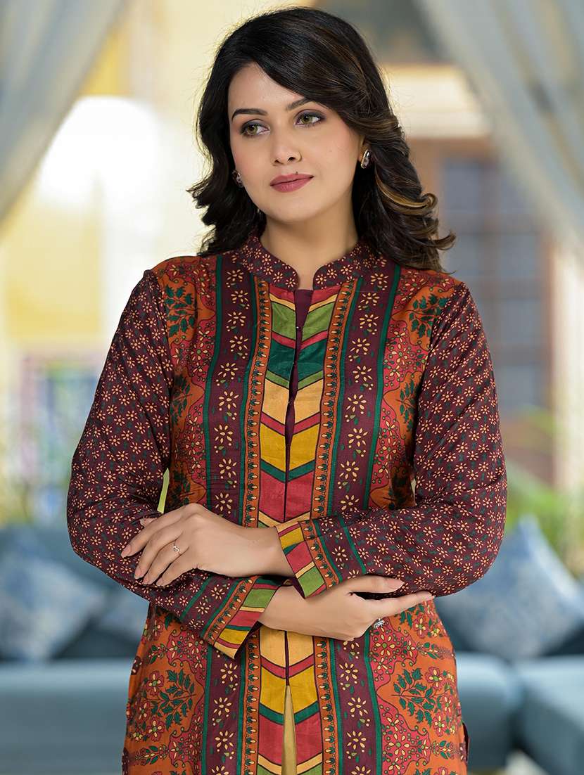 women floral print a-line tunic - 21747852 -  Standard Image - 3