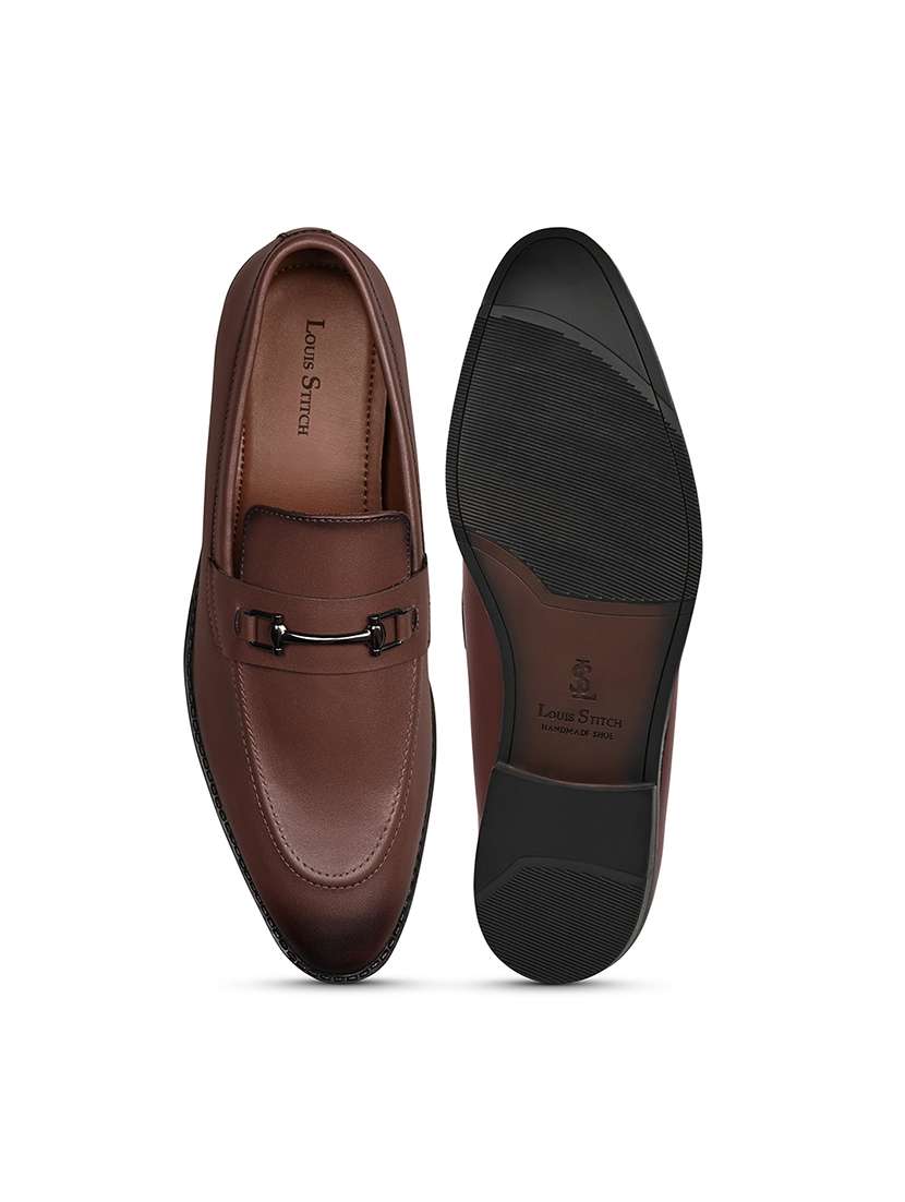 men tan slip on loafer - 21747888 -  Standard Image - 5