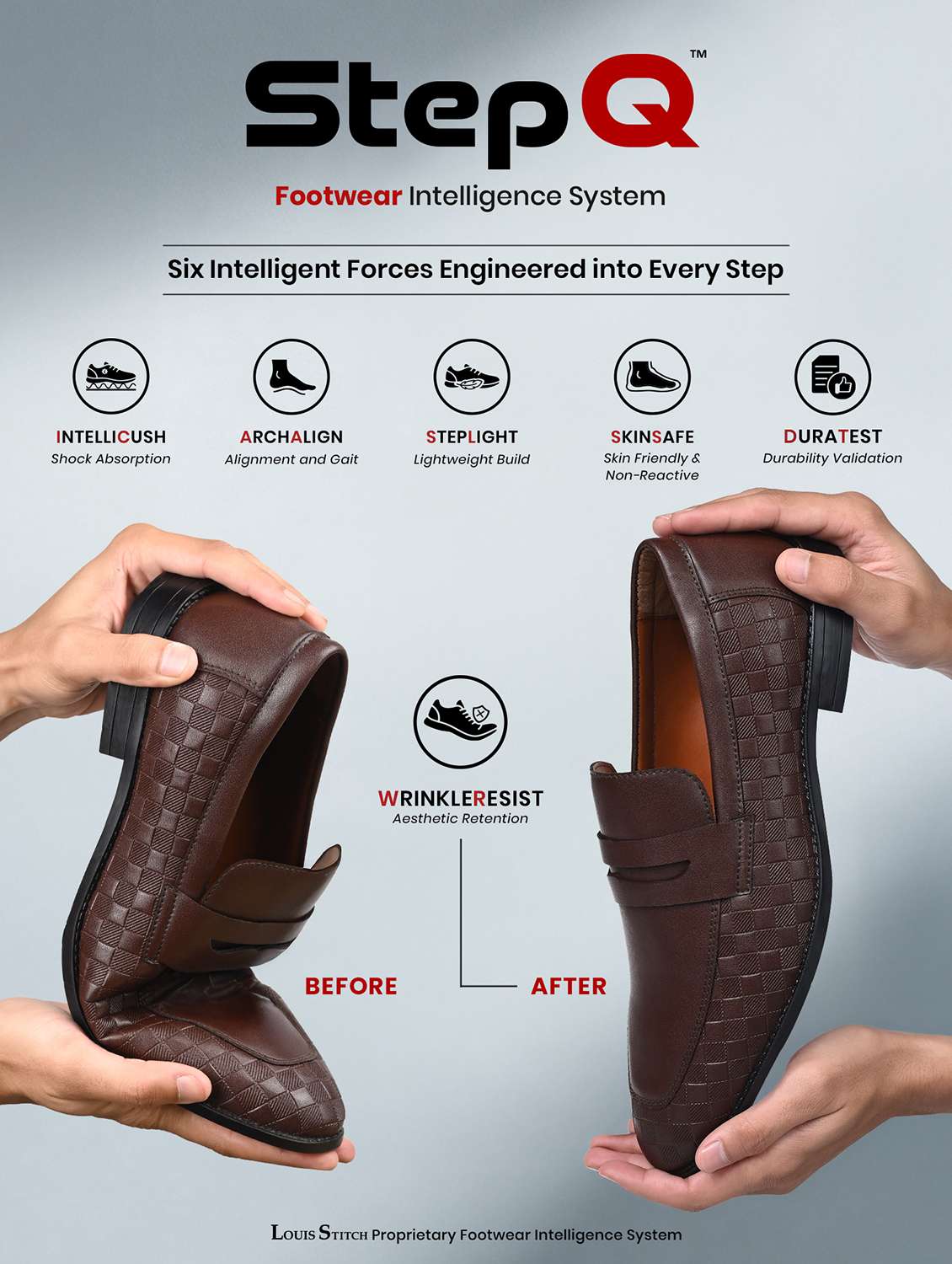Men Textured Slip On Moccasin Shoes - 21747901 -  Standard Image - 5
