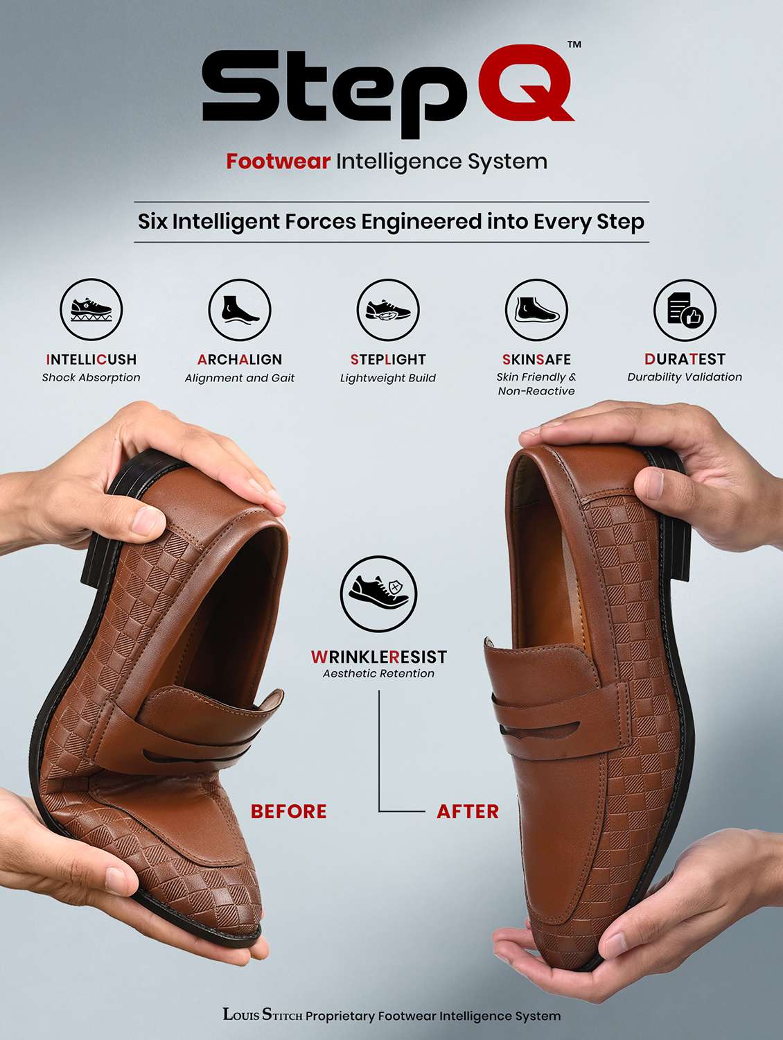 Men Textured Slip On Moccasin Shoes - 21747902 -  Standard Image - 5