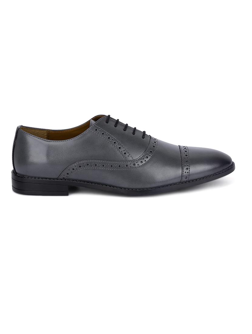 men solid lace-up oxfords - 21747992 - Standard Image - 3