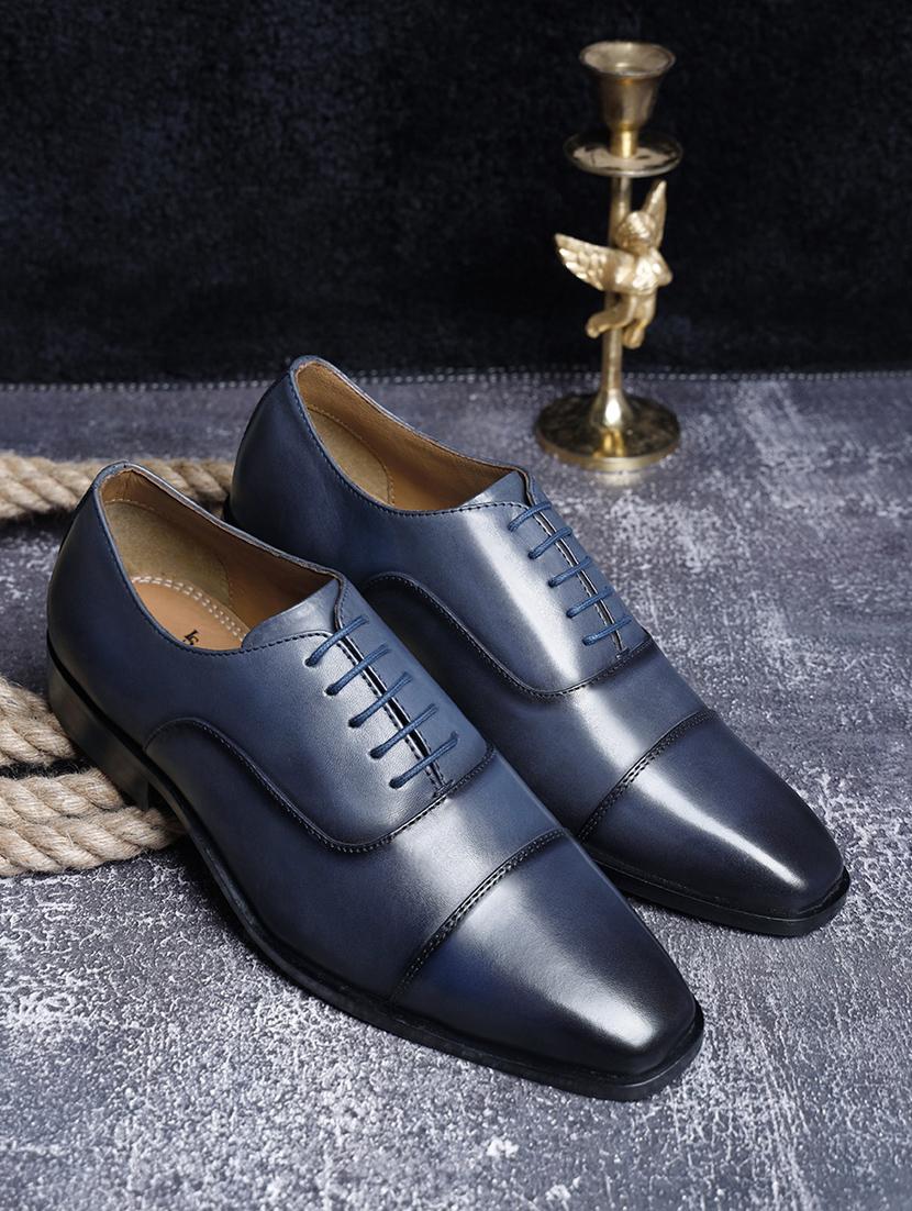 men solid lace-up oxfords - 21748042 - Zoom Image - 0