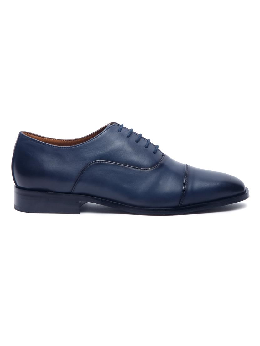 men solid lace-up oxfords - 21748042 - Standard Image - 3