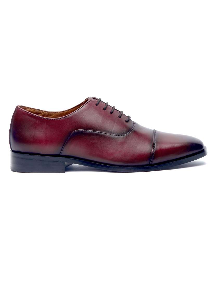 men solid lace-up oxfords - 21748044 -  Standard Image - 3