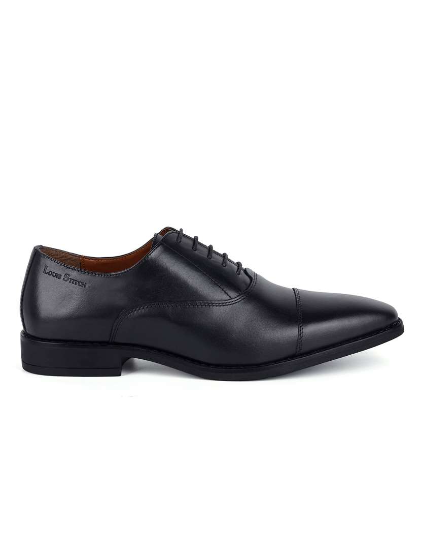men solid lace-up oxfords - 21748063 -  Standard Image - 3