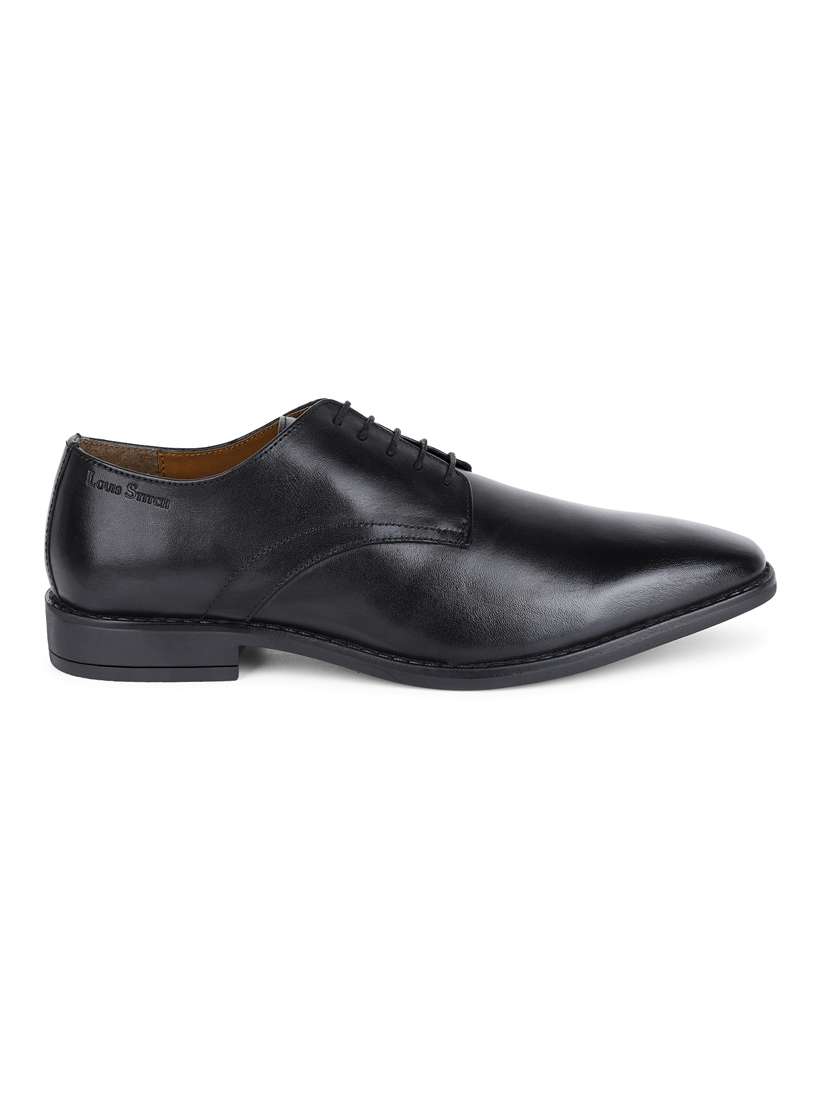 men solid lace-up derbies - 21748069 -  Standard Image - 3