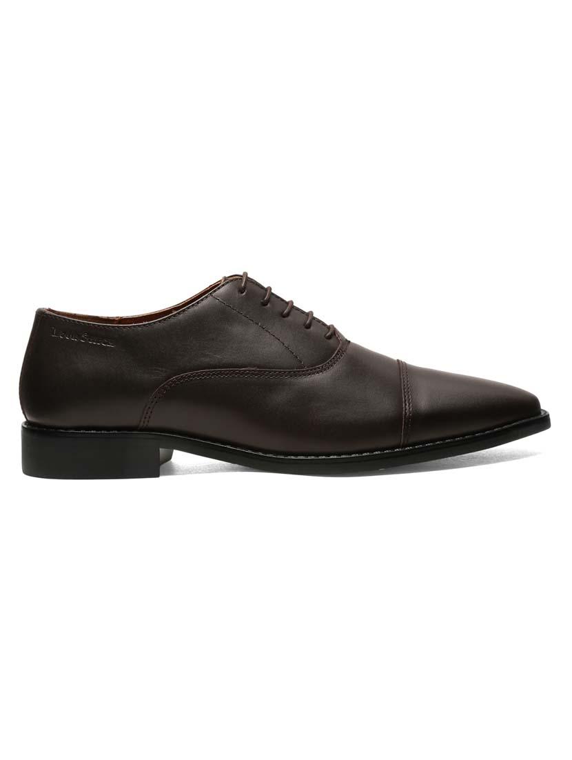 men solid lace-up oxfords - 21748087 - Standard Image - 3