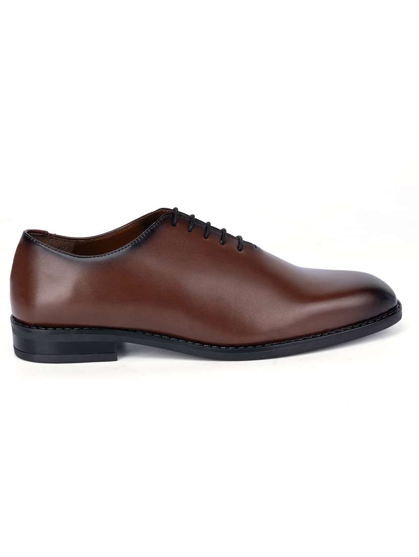 men solid lace-up oxfords - 21748103 -  Standard Image - 3