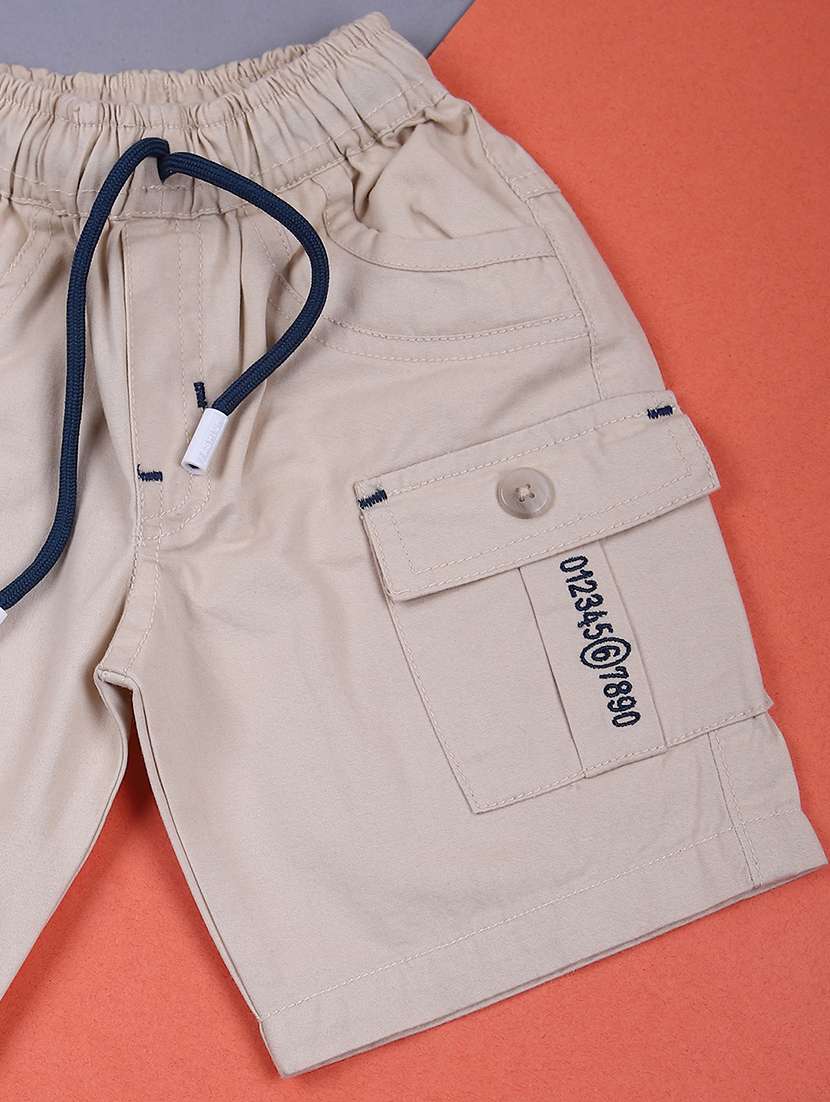 boys printed t-shirt & shorts casual wear set - 21748221 -  Standard Image - 3