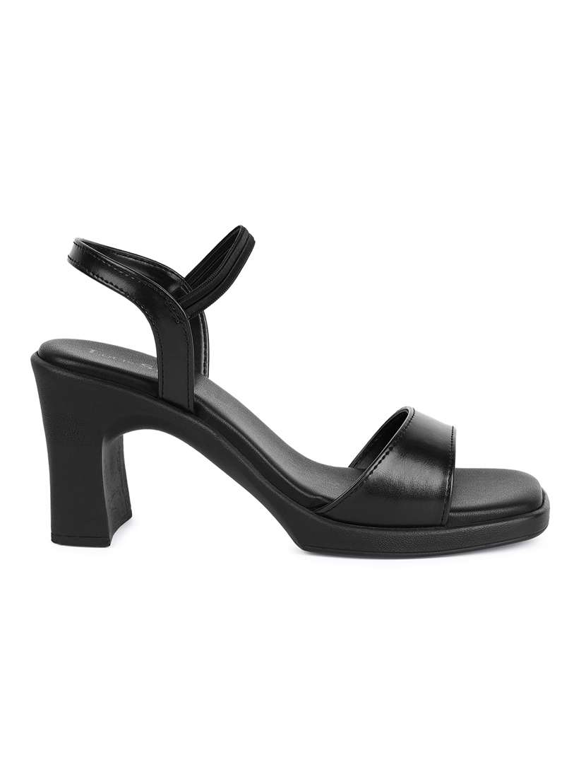 women solid ankle strap sandal - 21748372 - Standard Image - 3