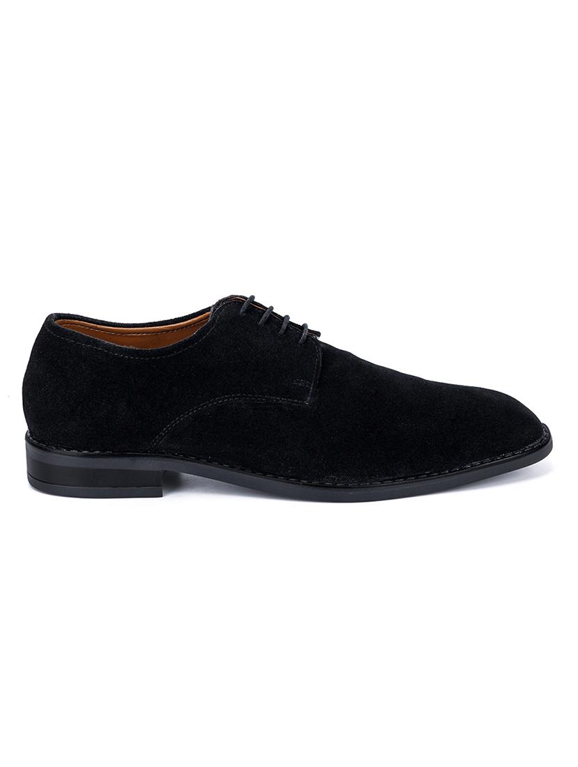 men solid lace-up derbys - 21748459 - Standard Image - 3