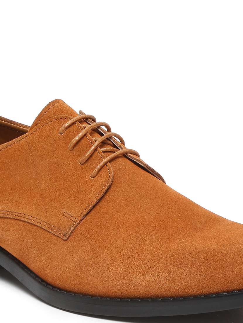 men solid lace-up derbys - 21748461 -  Standard Image - 5