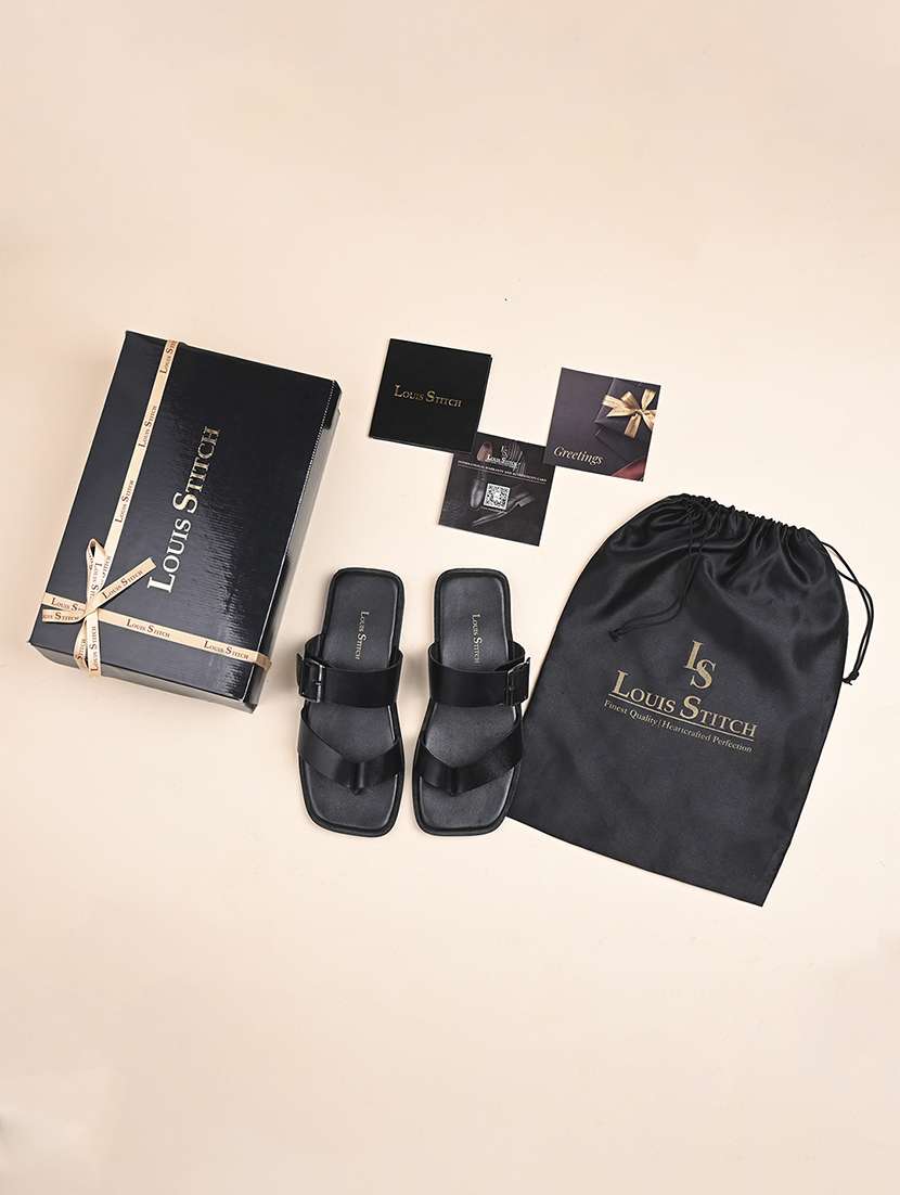 men solid toe separator sandal - 21748463 -  Standard Image - 5