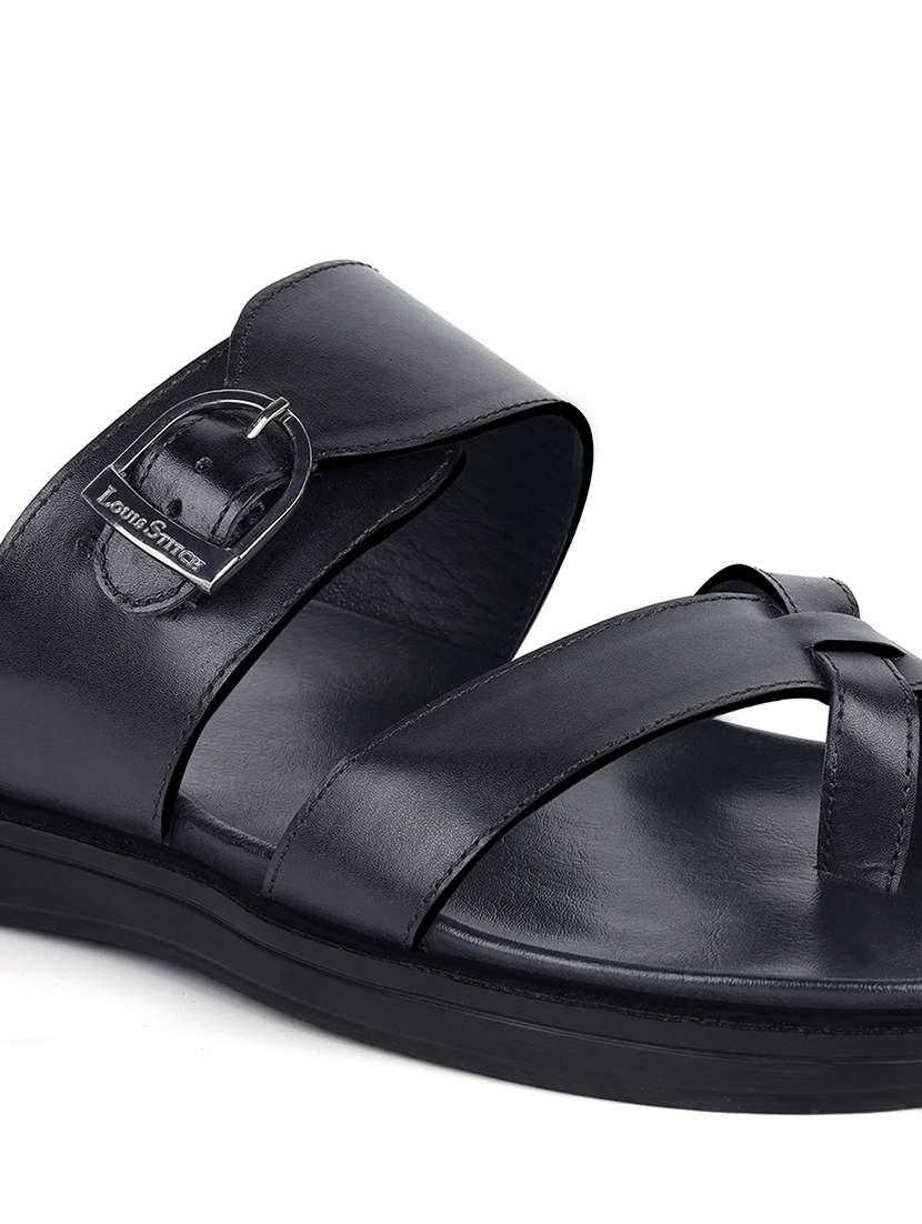 men solid toe separator sandal - 21748466 -  Standard Image - 3