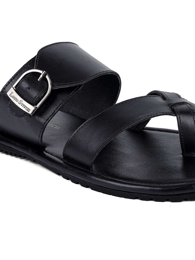 men solid toe separator sandal - 21748468 -  Standard Image - 3