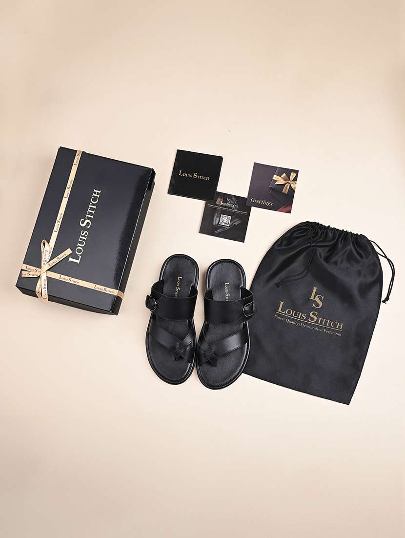 men solid toe separator sandal - 21748468 -  Standard Image - 5