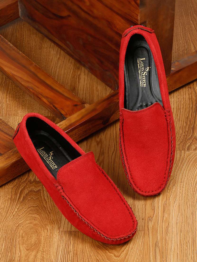 men solid slip on loafers - 21748512 - Zoom Image - 0