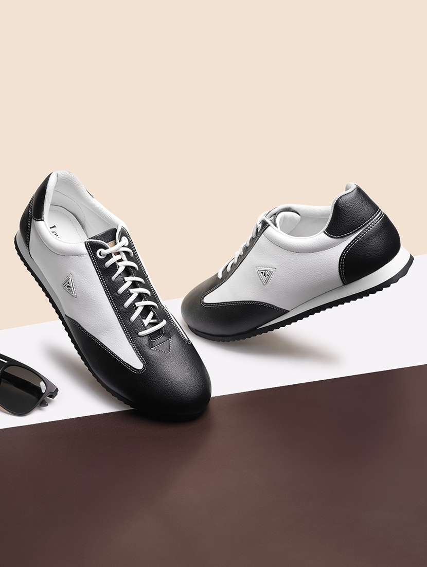 black lace up sneakers