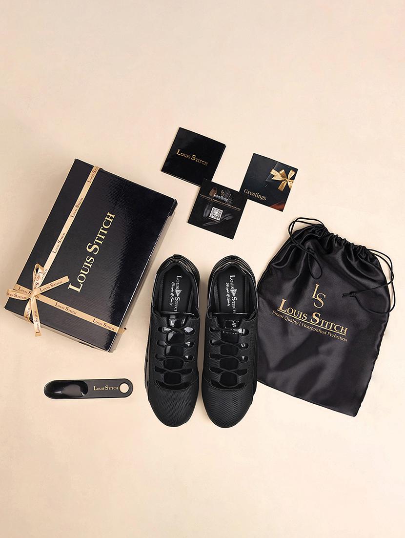 black lace up sneakers - 21748572 - Standard Image - 5
