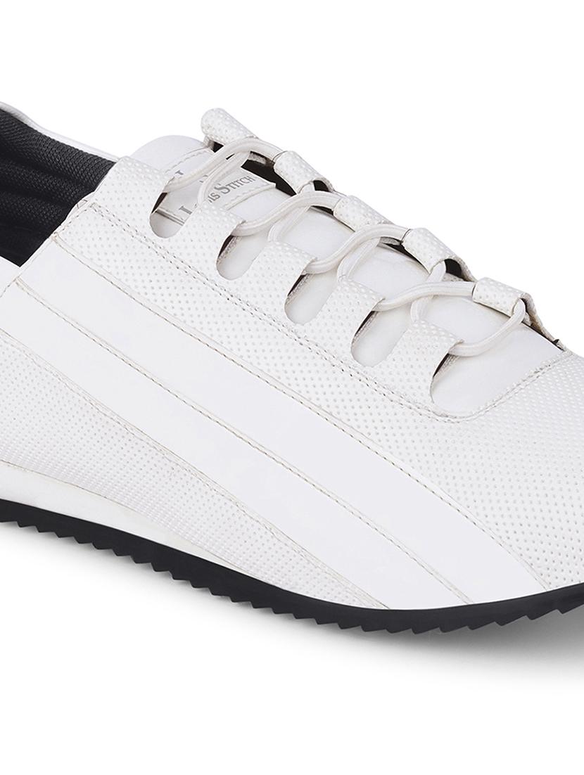 white lace up sneakers - 21748573 - Standard Image - 3