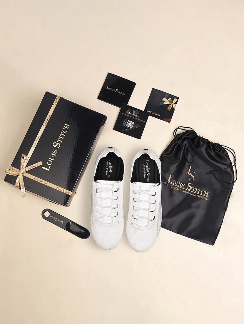 white lace up sneakers - 21748573 - Standard Image - 5