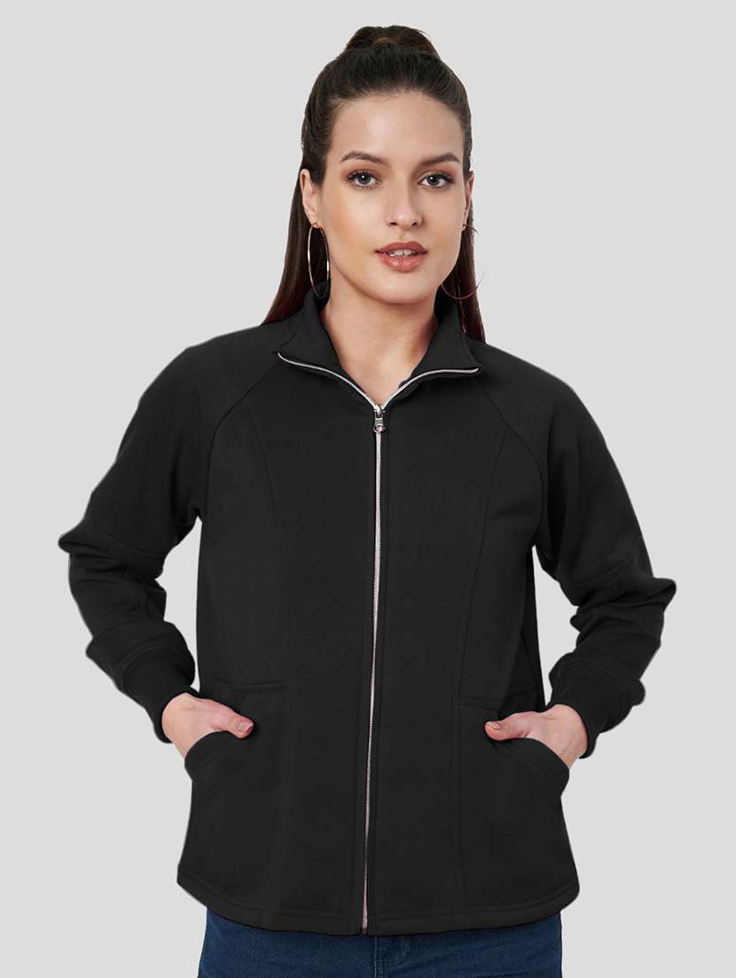 women solid long sleevees regular jacket - 21748726 - Zoom Image - 0