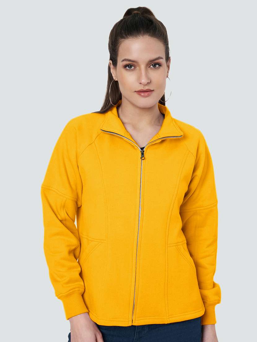 women solid long sleevees regular jacket