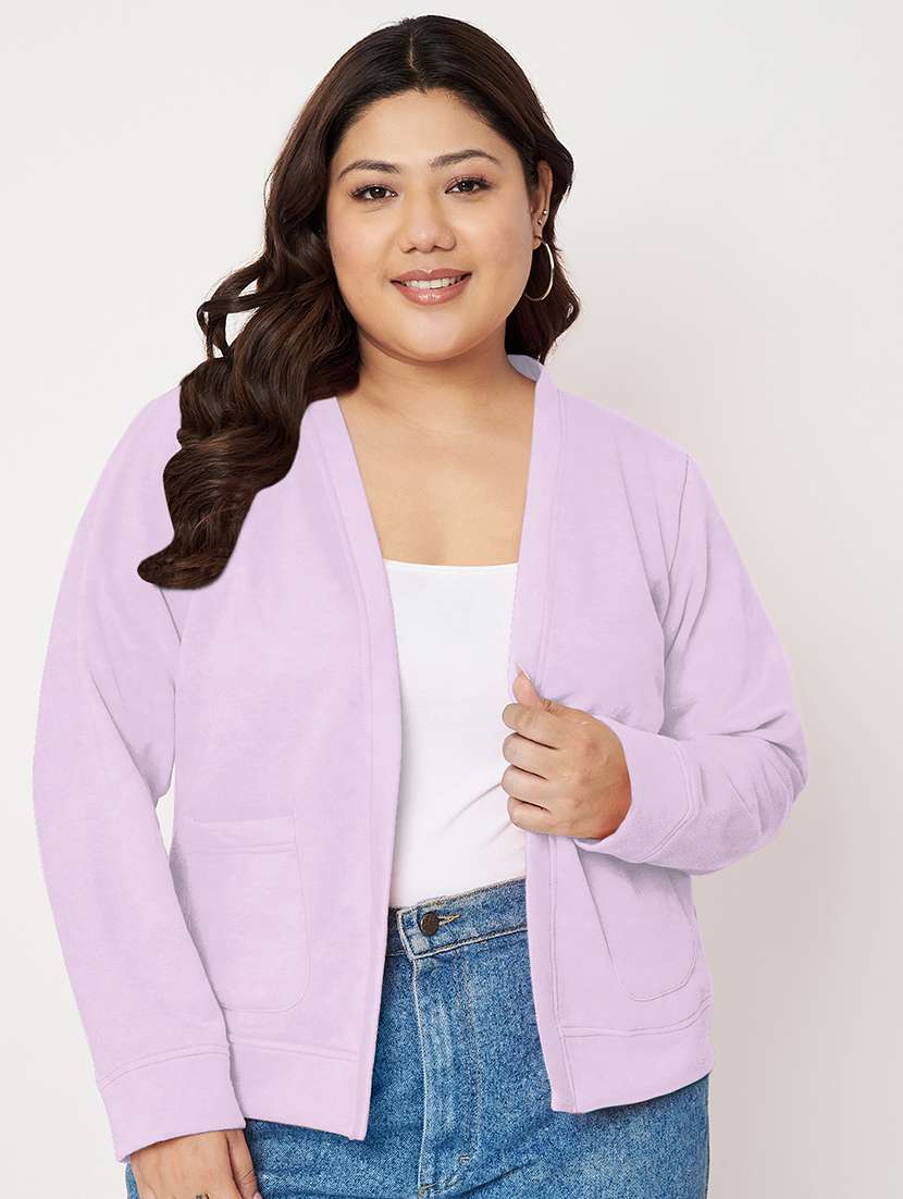 women plus size long sleeves jacket